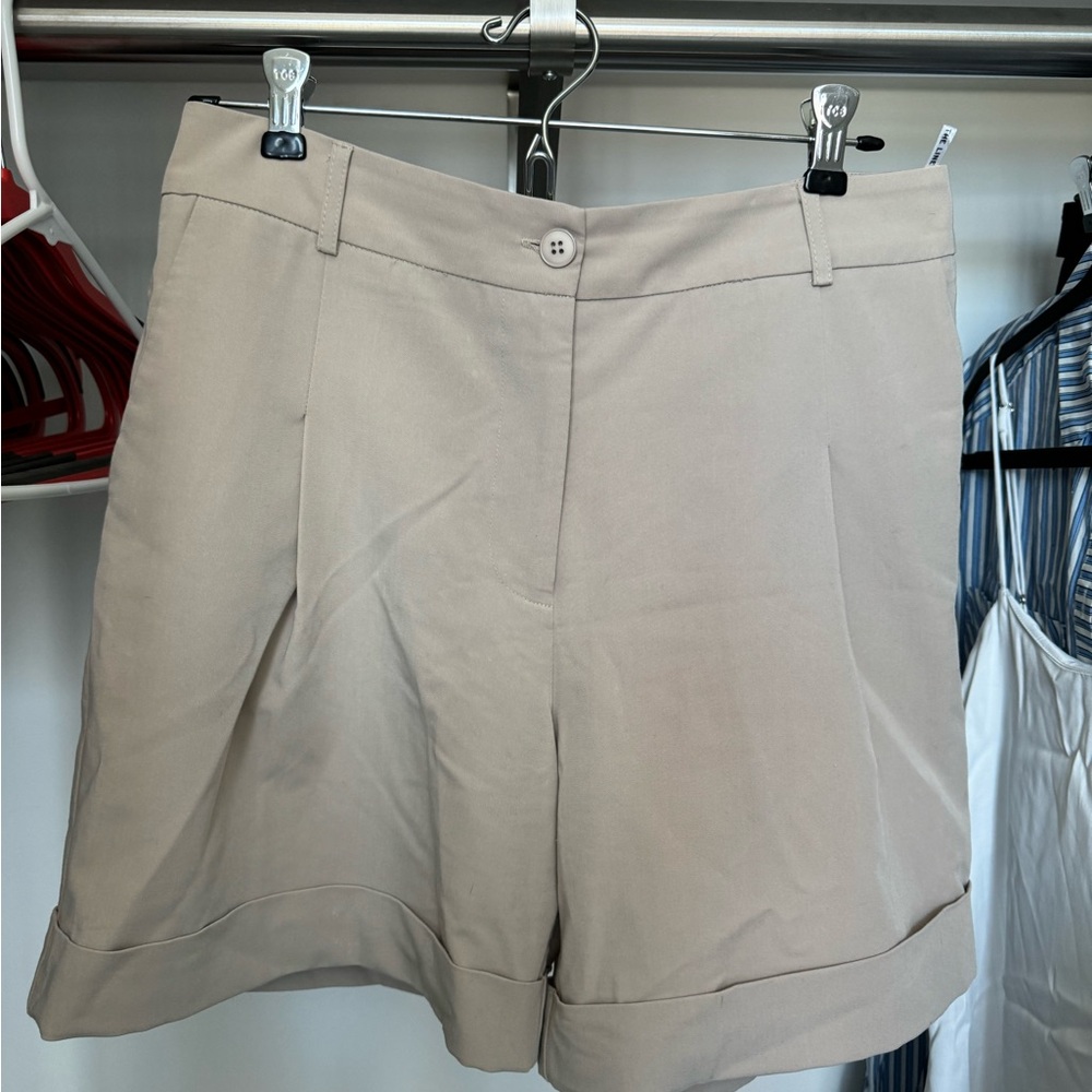 Beige Shorts